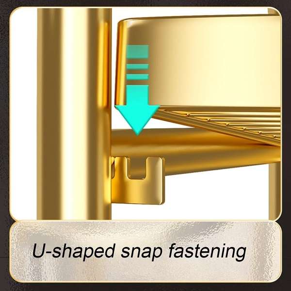 JG20375391 4 Tier Folding Corner Shelf With Triangle Storage Rack And 119cm Height