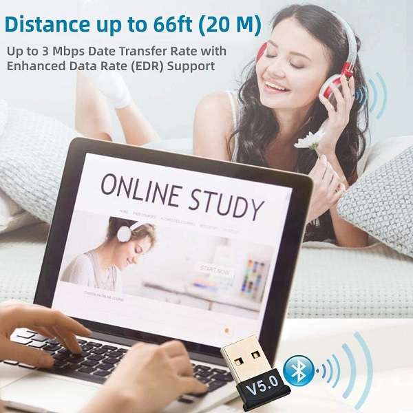 Bluetooth 5.0 Wireless Dongle For PC