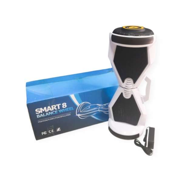 8 Inch Smart Auto Balance Hoverboard With Bluetooth Speaker And LED Light