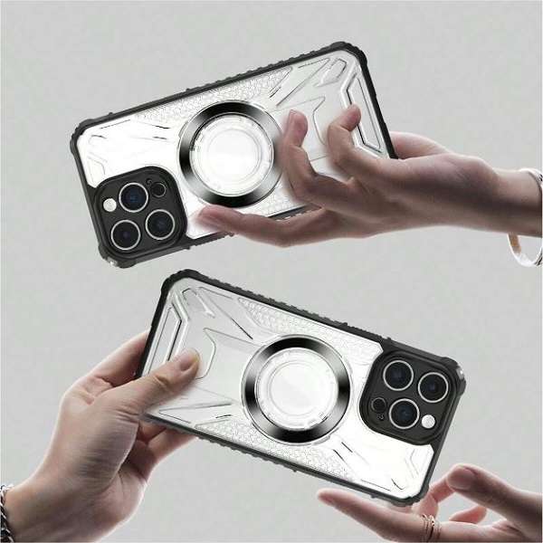 Transparent Armor Case For Iphone 15 Pro Max Classic Design