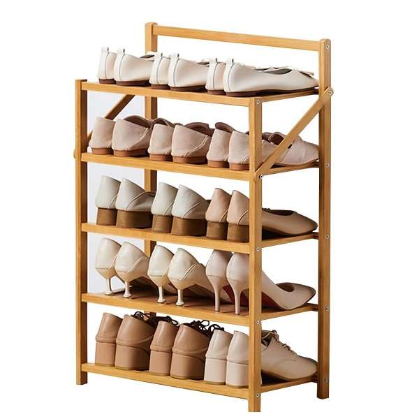 JG20375413 5-Layer Foldable Shoe Rack 50cm x 23.5cm x 75cm