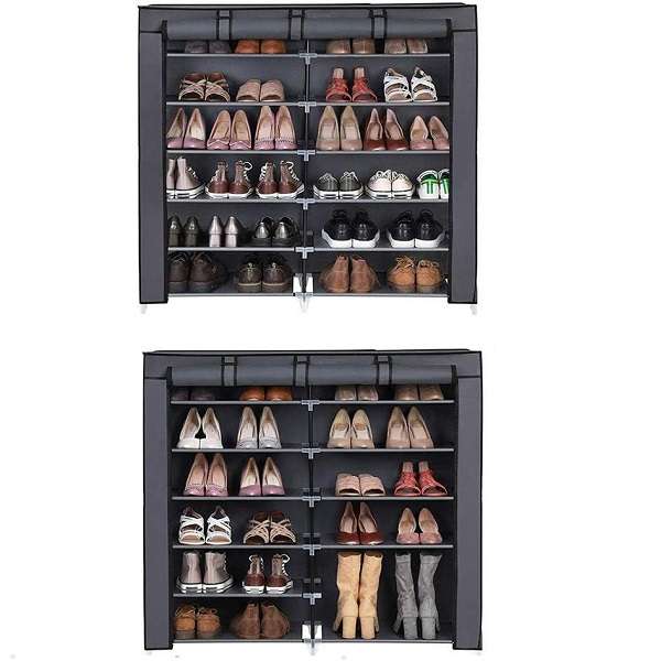 JG20375340 6-Tier Shoe Rack With Zipper