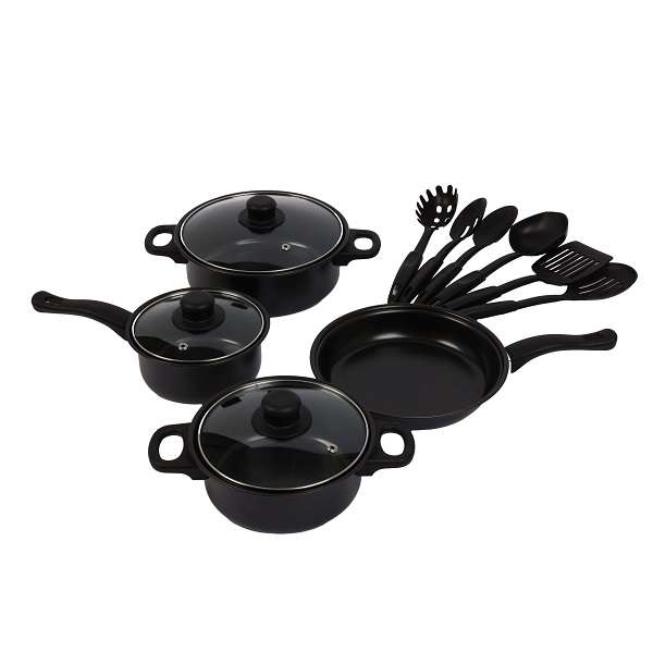 Royal Mark 2174 13 Piece Non Stick Pots, Pans And Utensil Set