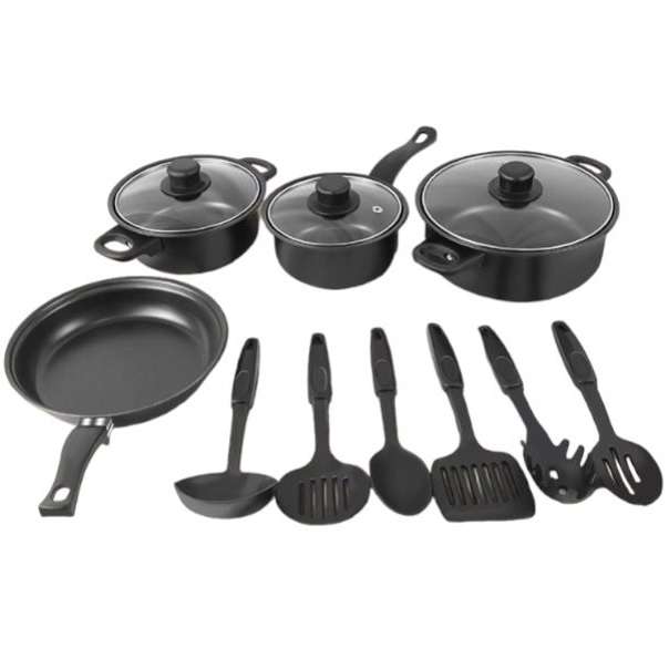 Royal Mark 2174 13 Piece Non Stick Pots, Pans And Utensil Set