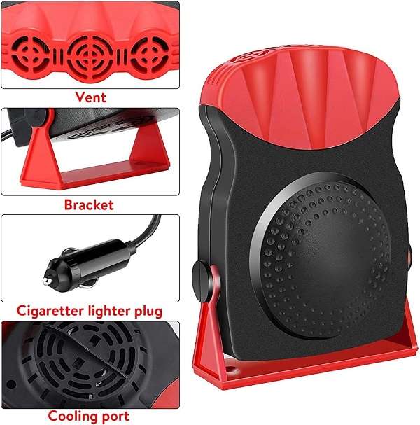 12V 200W Hot And Cold Fan For Vehicles