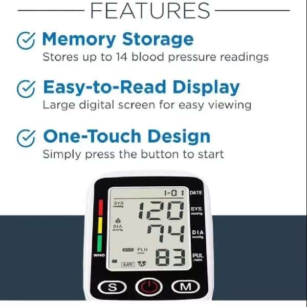 XF000028 Large Screen Blood Pressure  Monitor