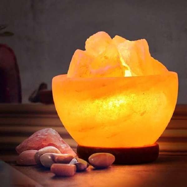 JG20375557 Bowl Himalayan RGB Salt Lamp With USB Cable