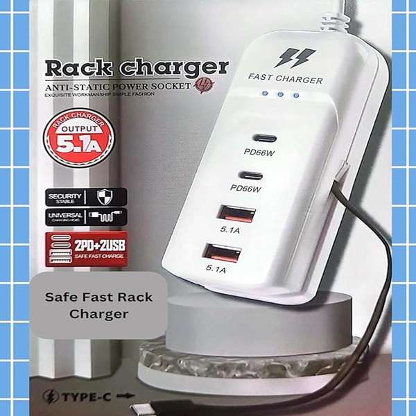 AB-PC08 Aerbes 66W Power Socket Plug with Type Charger Cable