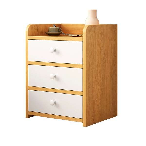 Bedside Table With Three Drawer