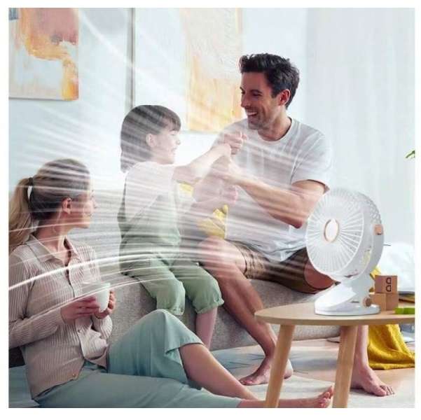 MY-7482Rechargeable Clip On Fan 5 Speed Mode