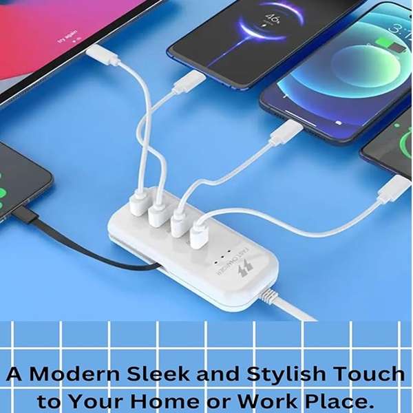 AB-PC08 Aerbes 66W Power Socket Plug with Type Charger Cable