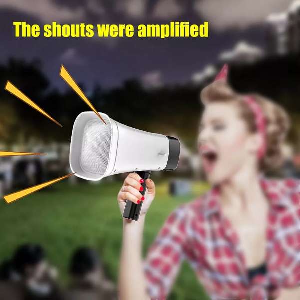 Wolulu AS-32981 Wireless Solar Powered Loud Hailer Speaker