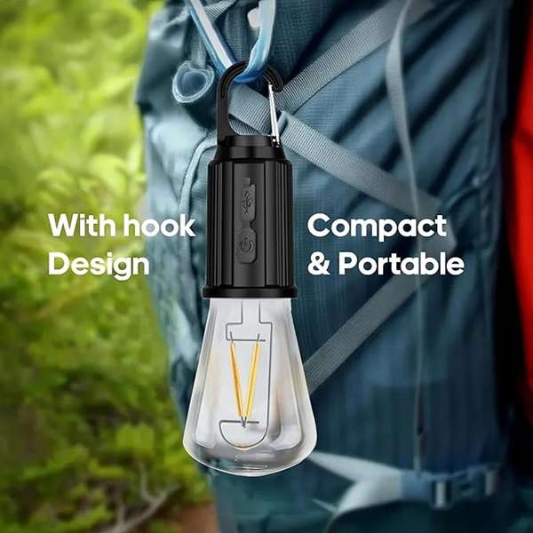 Wolulu AS-32772 3 Gear Hanging Hook Camping Light