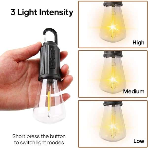 Wolulu AS-32772 3 Gear Hanging Hook Camping Light