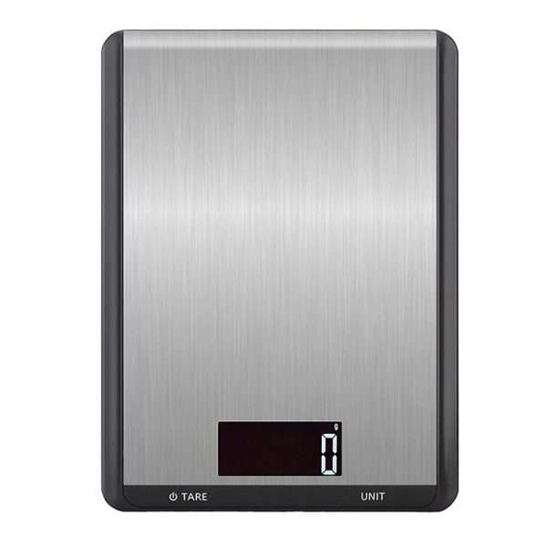 Aerbes AB-J169 Digital Kitchen Scale 10kg Stainless Steel Food Scale with Backlit LCD Display, Ta...