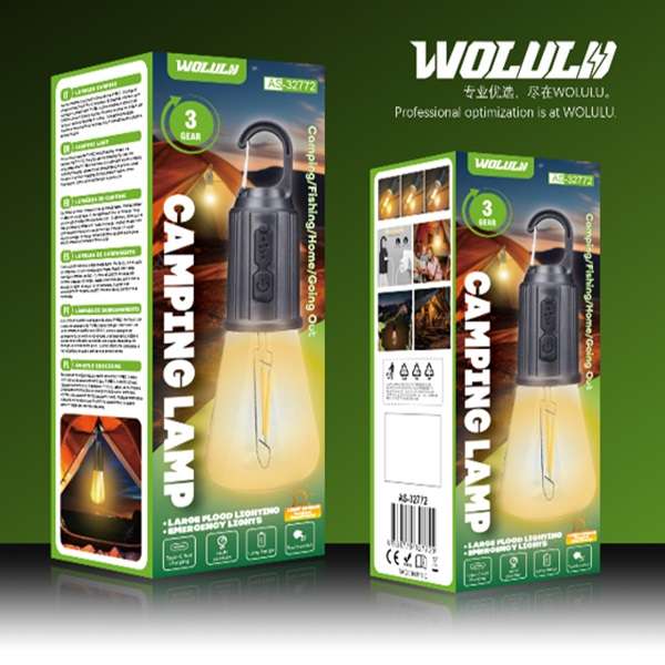 Wolulu AS-32772 3 Gear Hanging Hook Camping Light