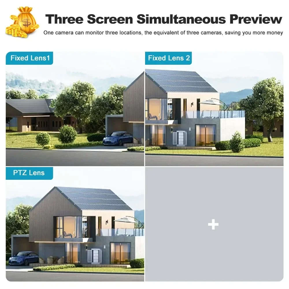 JG20375629 4G Solar Powered Camera V380 Pro App VTS01-G