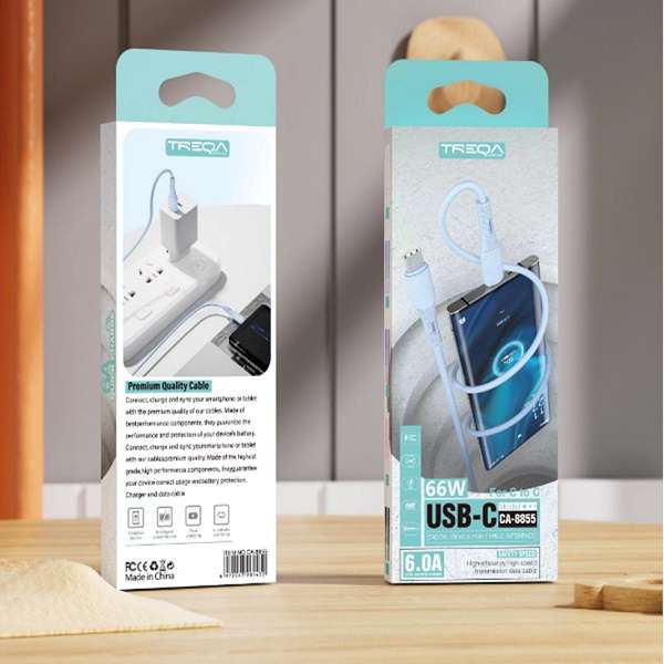 Treqa CA-8854 20W Type C To IOS  Lightning Cable 1M