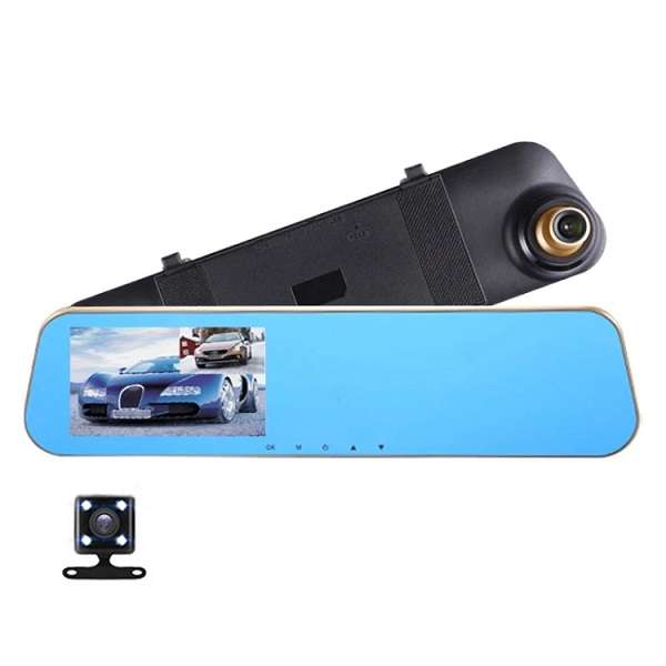 Baihuo MY-7120 DVR 1080P Full HD Dashboard Rearview Mirror Camera