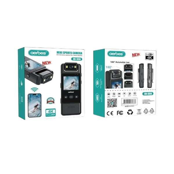 Aerbes AB-SX16 1080P Mini Body Camera