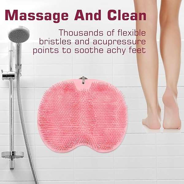 JG20375696 Silicone Shower Foot and Back Scrub