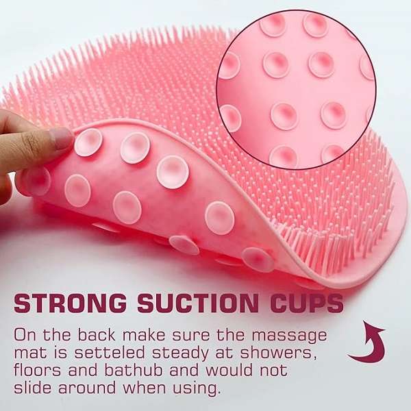 JG20375696 Silicone Shower Foot and Back Scrub