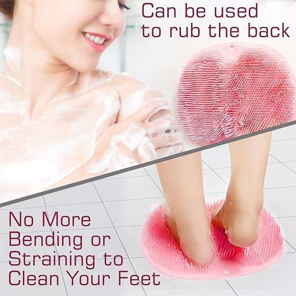 JG20375696 Silicone Shower Foot and Back Scrub