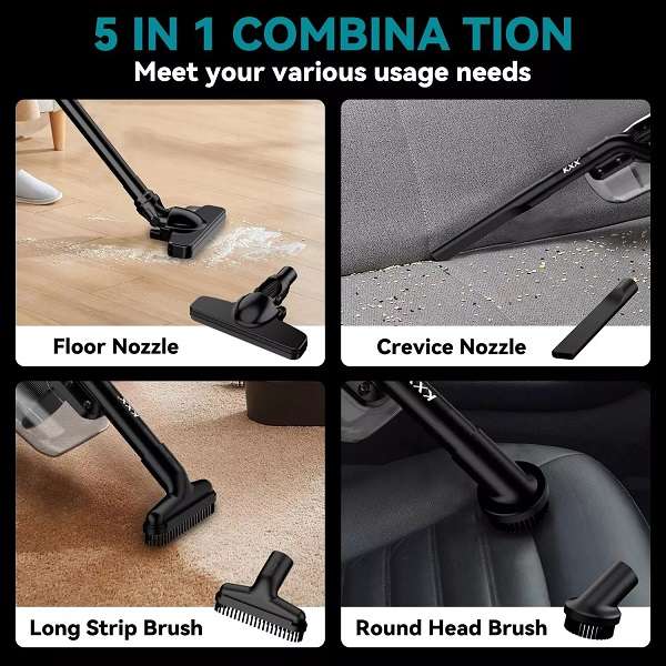 Brushless Motor Lithium 62V Battery Rechargeable Vacuum Cleaner 400W