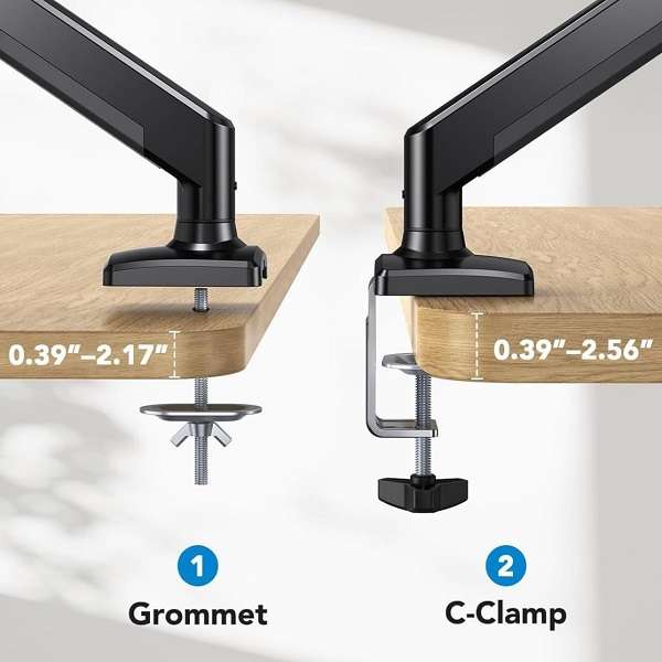 17 to 32 Single  Monitor Desk Mount