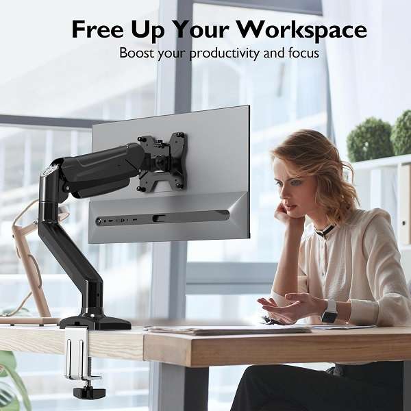 17 to 32 Single  Monitor Desk Mount