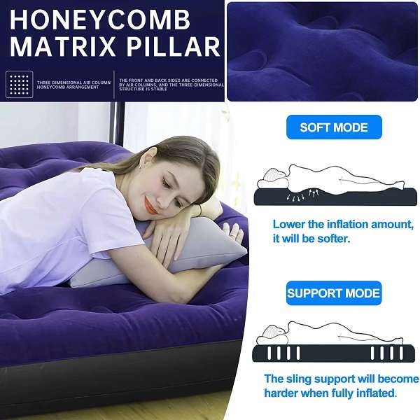 Portable 32 Air Coil Mattress