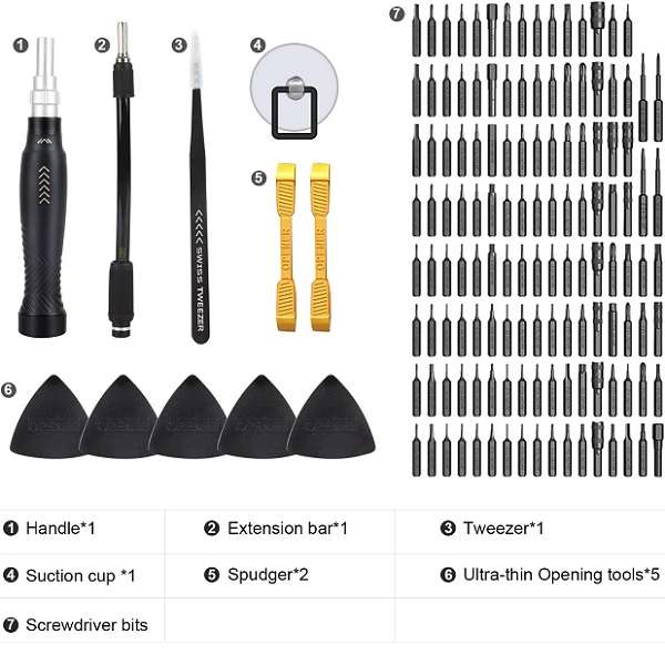 8183 Multi-function Precision Screwdriver 145 in 1 Set