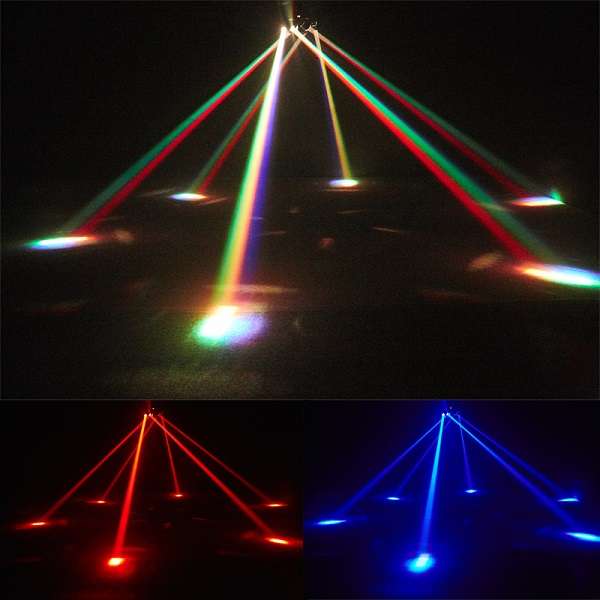 PM-155 Six Arm 5th Generation Lazer Stage Lights 100W