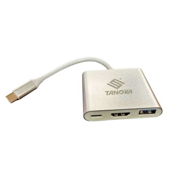 Tangka TK-H141 Type C To  HDMI + USB 3.0 +Type C Adapter Cable
