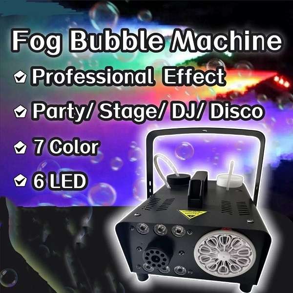 PM-182 All in 1 Bubble And Smoke Machine