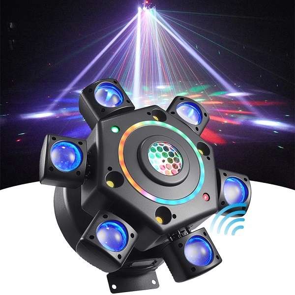 PM-155 Six Arm 5th Generation Lazer Stage Lights 100W