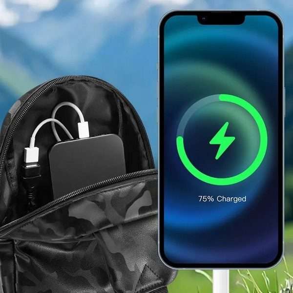 CH-M805 RGB Bluetooth Speaker Backpack With USB, Aux, SD Slot &amp; Type-C Charging Port