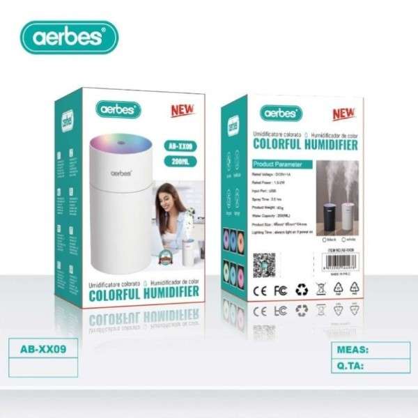 Aerbes AB-XX09 Colourful 200ml Humidifier