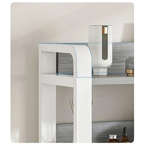 Modern Computer Study Bookcase Desk With Shelves 140cm x 60cm