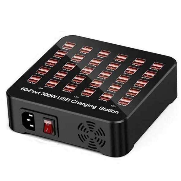 XF000085 Multi-Functional 60 Ports USB Smart Charging Station