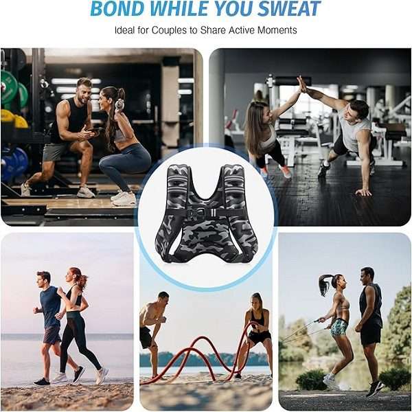 183953 Adjustable Weighted Training Vest 5.5kg 