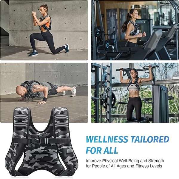 183953 Adjustable Weighted Training Vest 5.5kg 