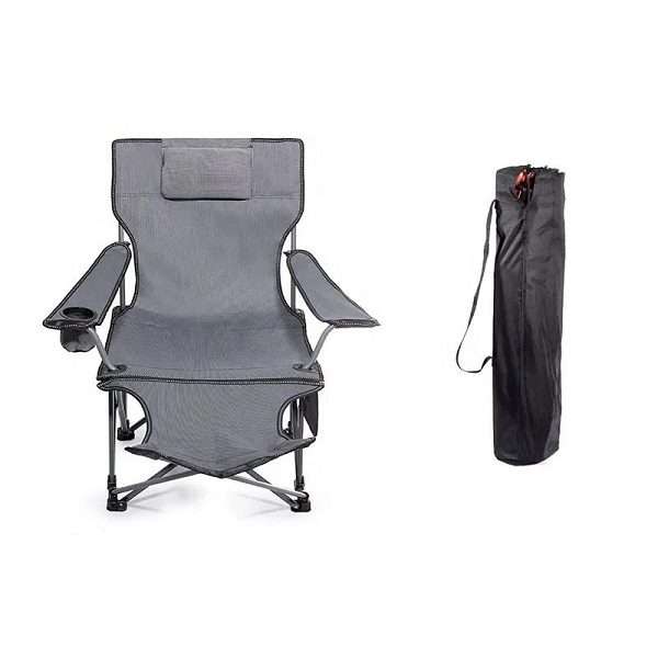 Adjustable Outdoor Folding Recliner Chair With Removeable Footrest