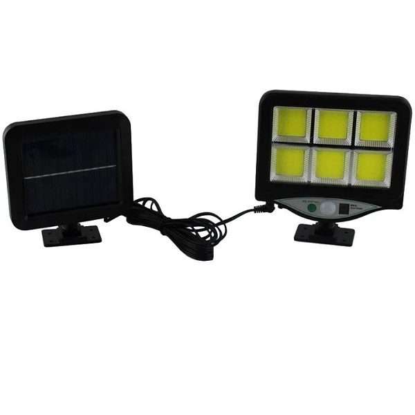 PM-277 Solar Powered 6 Cob Wall Light With Motion Sensor