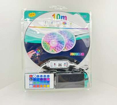 500010 10M 5050RGB Bluetooth App 12V  LED  Strip Light With LED Lamp