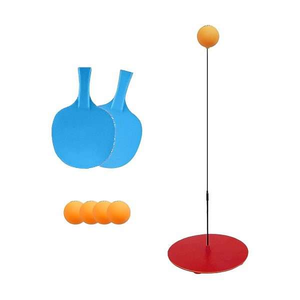 183316 Table Tennis Trainer Ping Pong Paddles and Balls