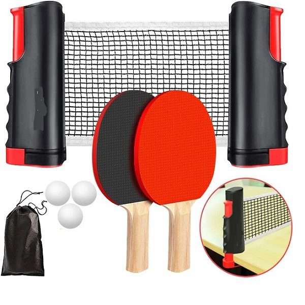 XF00123 Retractable Table Tennis Net And Post Set