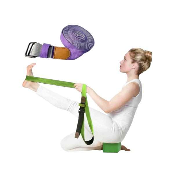 183191 Yoga Stretch Strap with Adjustable Loops