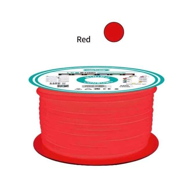 Aerbes AB-G24  LED 220v 100M Cuttable, Single Panel Strip Neon Light 3000K Red