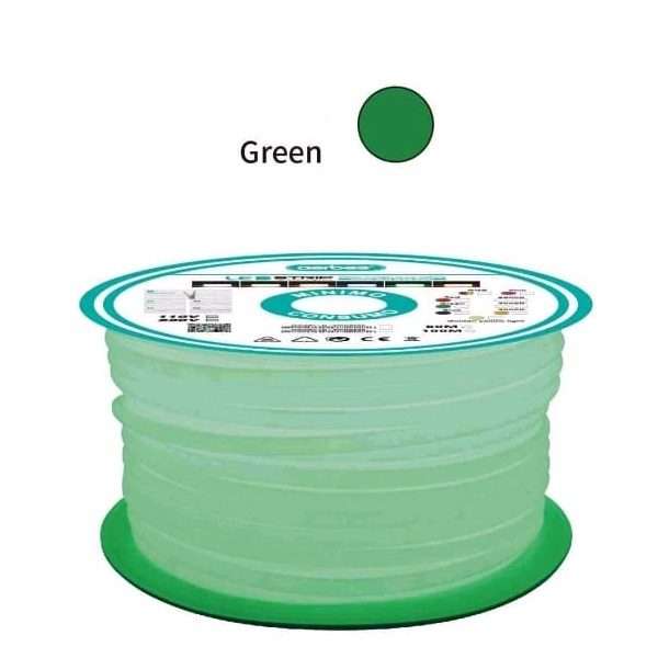Aerbes AB-G24 COB 288LED/M 220v 100M Cuttable, Single Panel Strip Neon Light Green
